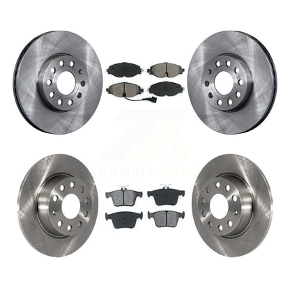[Avant + Arrière] Kit de Disque et plaquette (semi-métallique) de frein pour Audi A3 Quattro Volkswagen e-Golf Taos K8S-102690