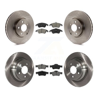 [Avant + Arrière] Kit de Disque et plaquette (semi-métallique) de frein pour 2014-2016 Mercedes-Benz E250 avec 322mm Diameter Rotor K8S-102698