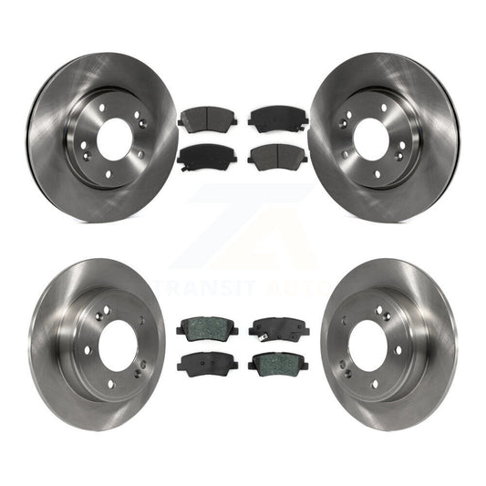 [Avant + Arrière] Kit de Disque et plaquette (semi-métallique) de frein pour 2017-2020 Hyundai Elantra 2.0L K8S-102700