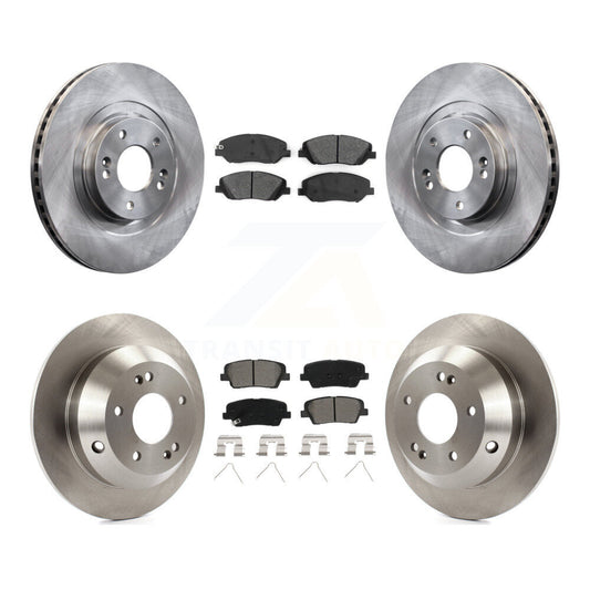 [Avant + Arrière] Kit de Disque et plaquette (semi-métallique) de frein pour Hyundai Santa Fe XL K8S-102703
