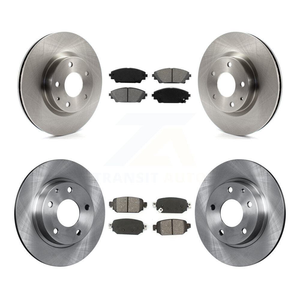 [Avant + Arrière] Kit de Disque et plaquette (semi-métallique) de frein pour 2019-2021 Mazda CX-3 AWD K8S-102706