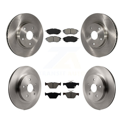 [Avant + Arrière] Kit de Disque et plaquette (semi-métallique) de frein pour 2015 Subaru Legacy 2.5L K8S-102708