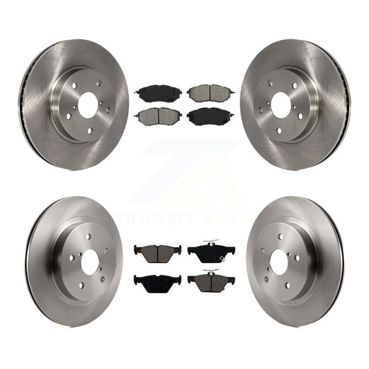 [Avant + Arrière] Kit de Disque et plaquette (semi-métallique) de frein pour 2015 Subaru Legacy 2.5L K8S-102708