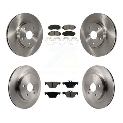 [Avant + Arrière] Kit de Disque et plaquette (semi-métallique) de frein pour 2016-2019 Subaru Legacy 2.5L K8S-102709