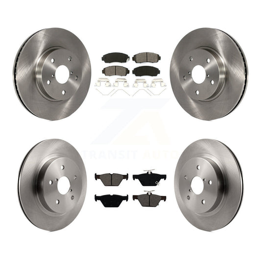 [Avant + Arrière] Kit de Disque et plaquette (semi-métallique) de frein pour 2016-2019 Subaru Legacy 2.5L K8S-102709
