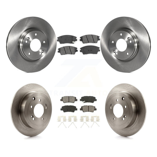 [Avant + Arrière] Kit de Disque et plaquette (semi-métallique) de frein pour Hyundai Tucson Kia Sportage K8S-102710