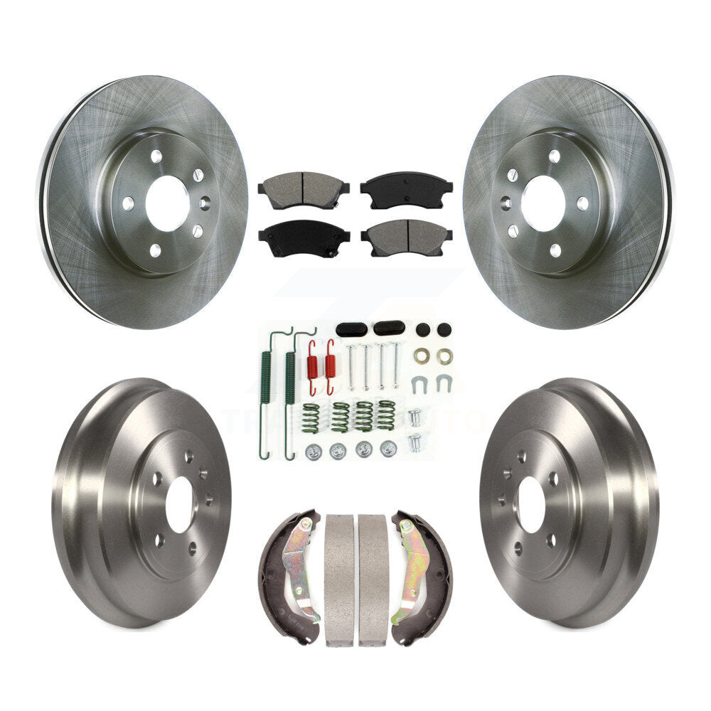 [Avant + Arrière] Kit de Disque et plaquette (semi-métallique) de frein pour Chevrolet Sonic K8S-102712