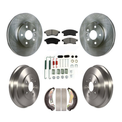 [Avant + Arrière] Kit de Disque et plaquette (semi-métallique) de frein pour Chevrolet Sonic K8S-102712