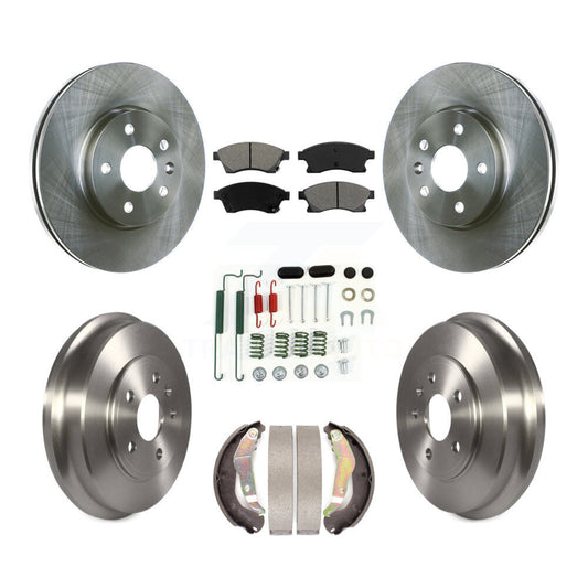 [Avant + Arrière] Kit de Disque et plaquette (semi-métallique) de frein pour Chevrolet Sonic K8S-102712