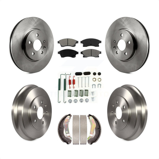 [Avant + Arrière] Kit de Disque et plaquette (semi-métallique) de frein pour Chevrolet Trax Sonic K8S-102713 par Transit Auto