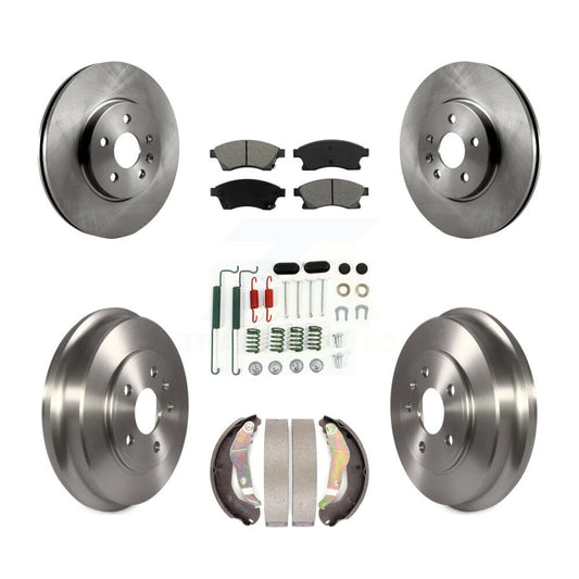 [Avant + Arrière] Kit de Disque et plaquette (semi-métallique) de frein pour Chevrolet Trax Sonic K8S-102713