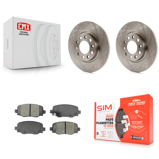 [Arrière] Kit de Disque et plaquette (semi-métallique) de frein pour Jeep Cherokee Chrysler 200 K8S-102717
