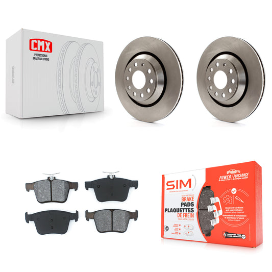 [Arrière] Kit de Disque et plaquette (semi-métallique) de frein pour Volkswagen Atlas Audi Golf R S3 Q3 A3 Arteon TTS Quattro Cross Sport K8S-102720