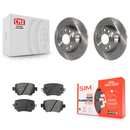 [Arrière] Kit de Disque et plaquette (semi-métallique) de frein pour Volkswagen Passat GTI Golf SportWagen Alltrack K8S-102723