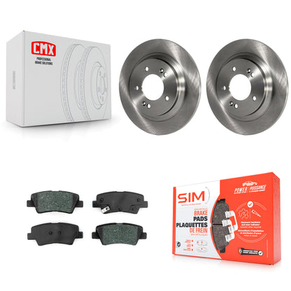 [Arrière] Kit de Disque et plaquette (semi-métallique) de frein pour Kia Niro Hyundai Ioniq Soul EV K8S-102728