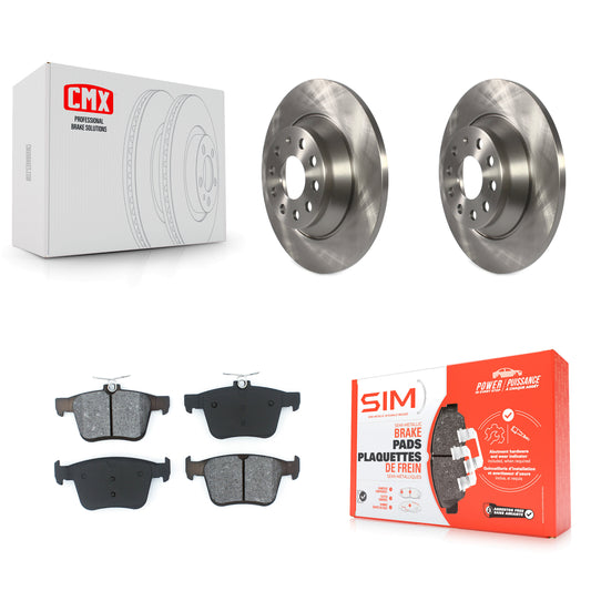 [Arrière] Kit de Disque et plaquette (semi-métallique) de frein pour Volkswagen Tiguan Jetta Audi TT Quattro K8S-102731
