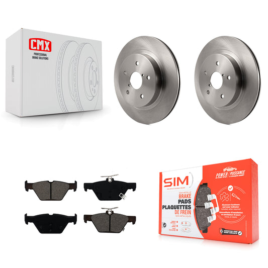 [Arrière] Kit de Disque et plaquette (semi-métallique) de frein pour Subaru Outback Legacy WRX K8S-102733