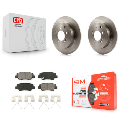 [Arrière] Kit de Disque et plaquette (semi-métallique) de frein pour Hyundai Tucson Kia Sportage K8S-102734