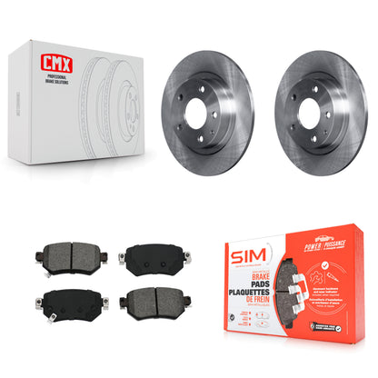 [Arrière] Kit de Disque et plaquette (semi-métallique) de frein pour 2016-2021 Mazda 6 K8S-102736