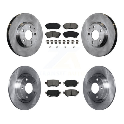 [Avant + Arrière] Kit de Disque et plaquette (semi-métallique) de frein pour 2016-2018 Mazda 6 K8S-102737