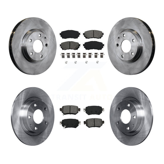 [Avant + Arrière] Kit de Disque et plaquette (semi-métallique) de frein pour 2016-2018 Mazda 6 K8S-102737