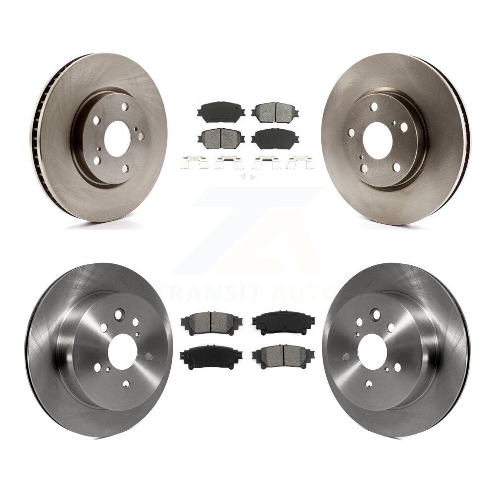 [Avant + Arrière] Kit de Disque et plaquette (semi-métallique) de frein pour 2014 Lexus IS250 C F Sport K8S-102743