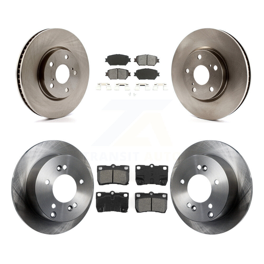 [Avant + Arrière] Kit de Disque et plaquette (semi-métallique) de frein pour Lexus IS250 Vehicles Built USA Market K8S-102744