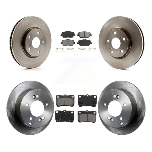 [Avant + Arrière] Kit de Disque et plaquette (semi-métallique) de frein pour Lexus IS250 Vehicles Built USA Market K8S-102744