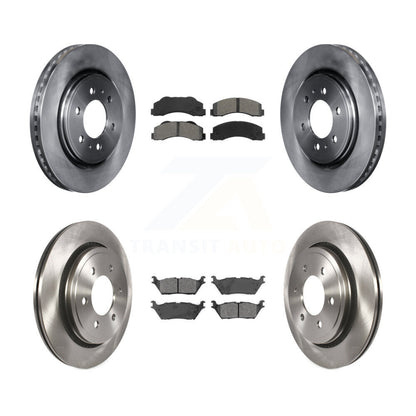 [Avant + Arrière] Kit de Disque et plaquette (semi-métallique) de frein pour 2015-2017 Ford F-150 avec Electric Parking K8S-102746