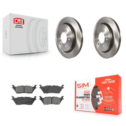 [Arrière] Kit de Disque et plaquette (semi-métallique) de frein pour 2015-2017 Ford F-150 avec Electric Parking K8S-102748