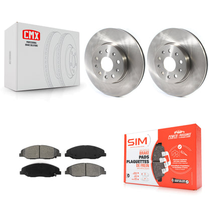 [Avant] Kit de Disque et plaquette (semi-métallique) de frein pour Cadillac CTS sans Heavy Duty Brakes K8S-102754