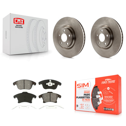 [Avant] Kit de Disque et plaquette (semi-métallique) de frein pour 2019-2020 Ford Police Responder Hybrid SSV Plug-In K8S-102755