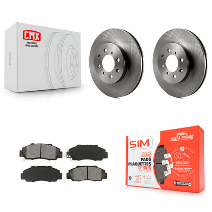 [Avant] Kit de Disque et plaquette (semi-métallique) de frein pour 1992-1993 Acura Integra GS-R K8S-102758