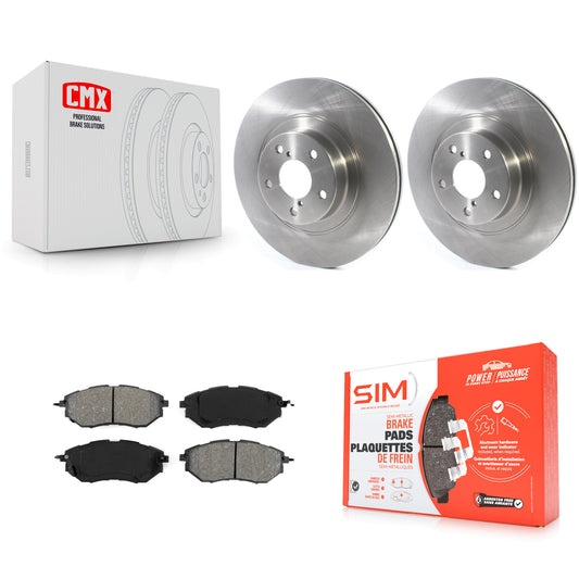 [Avant] Kit de Disque et plaquette (semi-métallique) de frein pour 2009 Subaru Legacy 3.0 R avec 3.0L avec 292mm Diameter Rotor K8S-102760