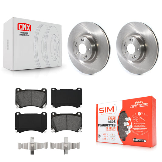 [Avant] Kit de Disque et plaquette (semi-métallique) de frein pour Hyundai Genesis Equus K8S-102763