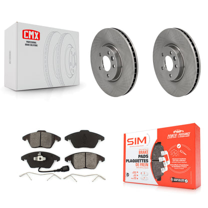 [Avant] Kit de Disque et plaquette (semi-métallique) de frein pour Volkswagen CC avec 340mm Diameter Rotor K8S-102764
