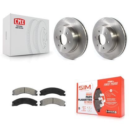 [Avant] Kit de Disque et plaquette (semi-métallique) de frein pour 2016-2023 Nissan TITAN XD K8S-102768