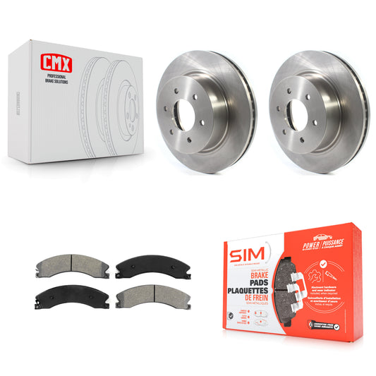 [Avant] Kit de Disque et plaquette (semi-métallique) de frein pour 2016-2023 Nissan TITAN XD K8S-102768
