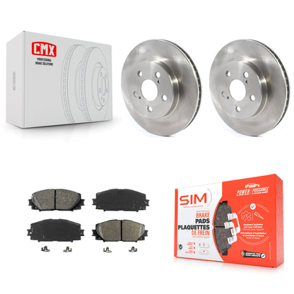 [Avant] Kit de Disque et plaquette (semi-métallique) de frein pour Toyota Prius Corolla Prime AWD-e K8S-102771