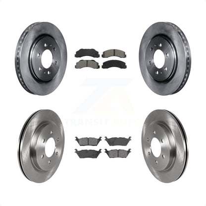 [Avant + Arrière] Kit de Disque et plaquette (semi-métallique) de frein pour Ford F-150 Expedition Lincoln Navigator K8S-102782 par Transit Auto