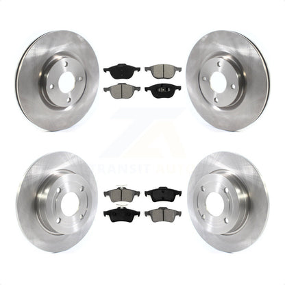 [Avant + Arrière] Kit de Disque et plaquette (semi-métallique) de frein pour 2018-2021 Ford EcoSport FWD K8S-102783 par Transit Auto