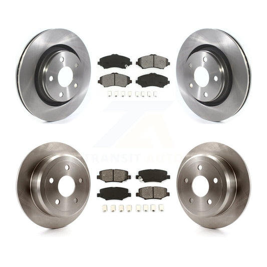 [Avant + Arrière] Kit de Disque et plaquette (semi-métallique) de frein pour Jeep Wrangler JK avec 332mm Diameter Rotor K8S-102785