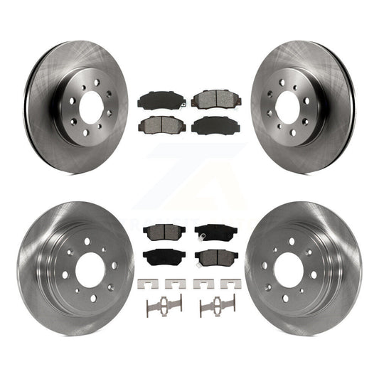 [Avant + Arrière] Kit de Disque et plaquette (semi-métallique) de frein pour 1992-1993 Acura Integra GS-R K8S-102786
