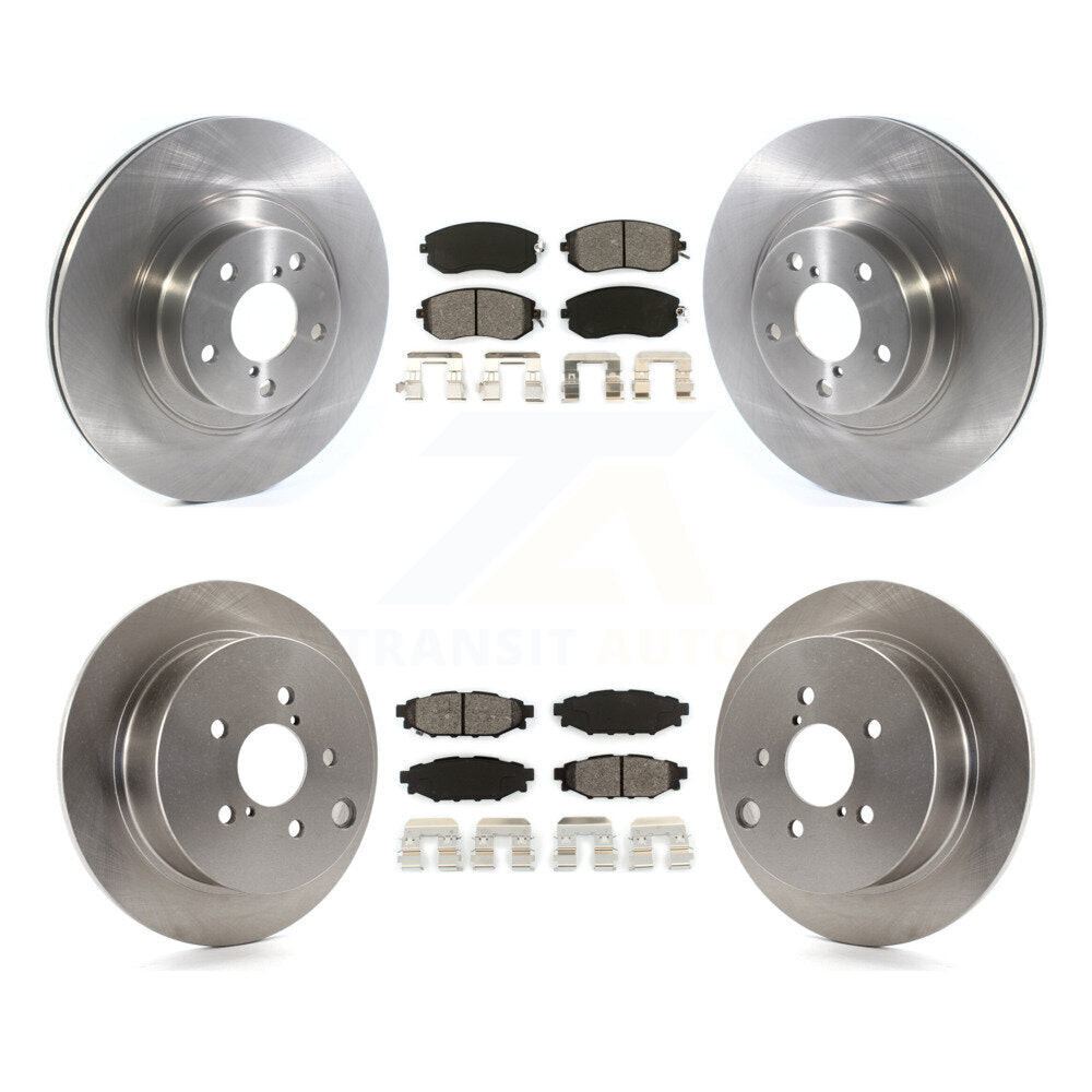 [Avant + Arrière] Kit de Disque et plaquette (semi-métallique) de frein pour Subaru Forester XV Crosstrek avec 292mm Diameter Rotor K8S-102795