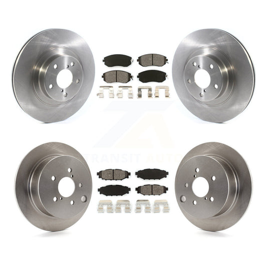 [Avant + Arrière] Kit de Disque et plaquette (semi-métallique) de frein pour Subaru Forester XV Crosstrek avec 292mm Diameter Rotor K8S-102795