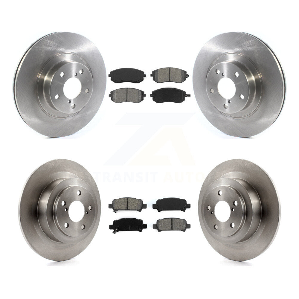 [Avant + Arrière] Kit de Disque et plaquette (semi-métallique) de frein pour 2005-2006 Subaru Baja Turbocharged avec 292mm Diameter Rotor K8S-102796