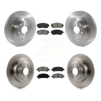[Avant + Arrière] Kit de Disque et plaquette (semi-métallique) de frein pour 2005-2006 Subaru Baja Turbocharged avec 292mm Diameter Rotor K8S-102796