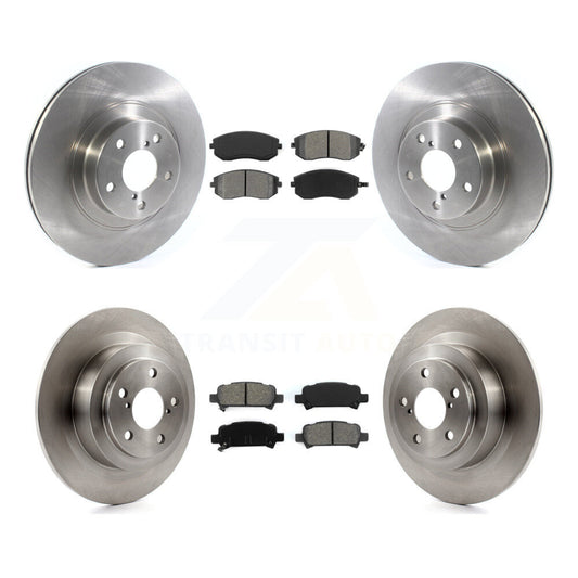 [Avant + Arrière] Kit de Disque et plaquette (semi-métallique) de frein pour 2005-2006 Subaru Baja Turbocharged avec 292mm Diameter Rotor K8S-102796