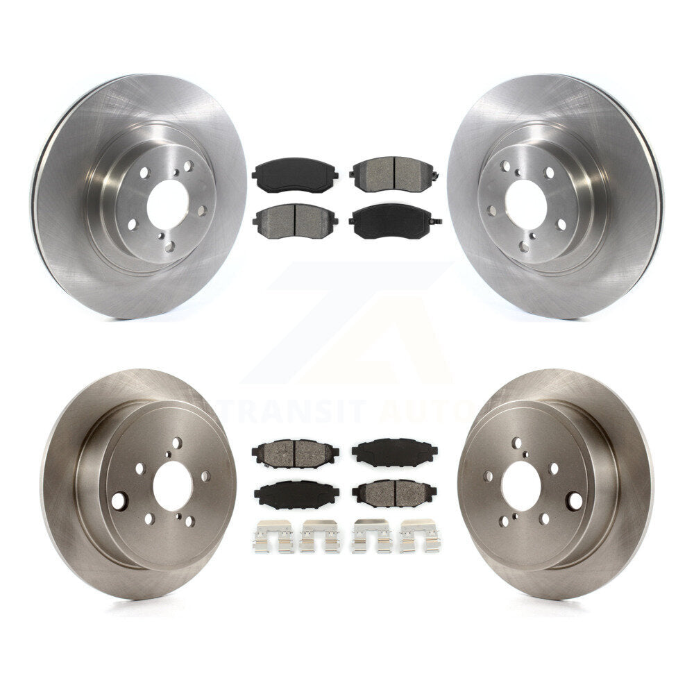 [Avant + Arrière] Kit de Disque et plaquette (semi-métallique) de frein pour Subaru Outback Forester Impreza Legacy K8S-102798