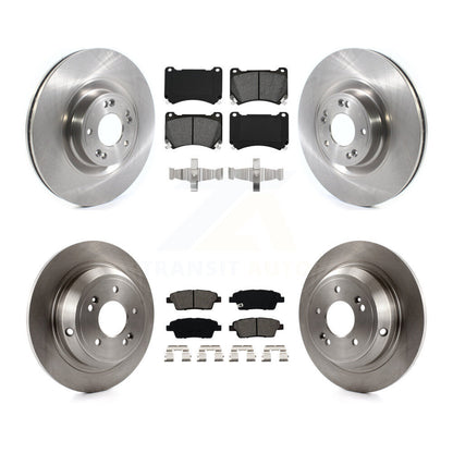 [Avant + Arrière] Kit de Disque et plaquette (semi-métallique) de frein pour 2012-2014 Hyundai Genesis 5.0L K8S-102801